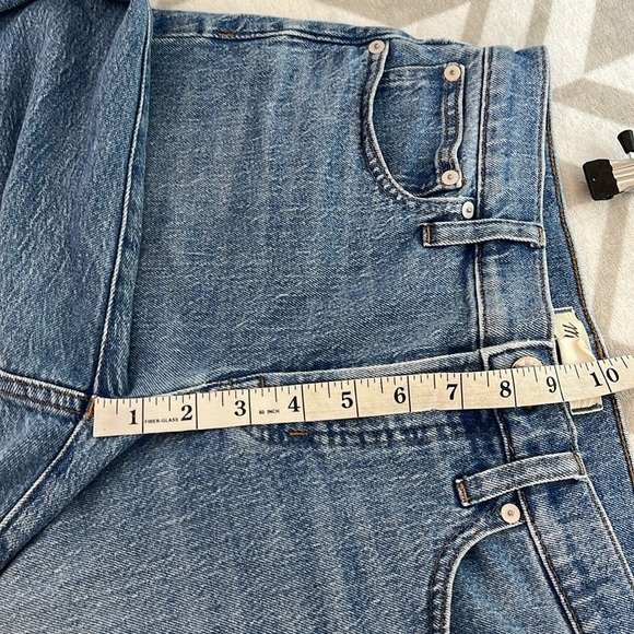 Madewell Mid-Rise Perfect Vintage Jean in Ainsdale‎ Knee-Rip Edition size 26P - Picture 8 of 9